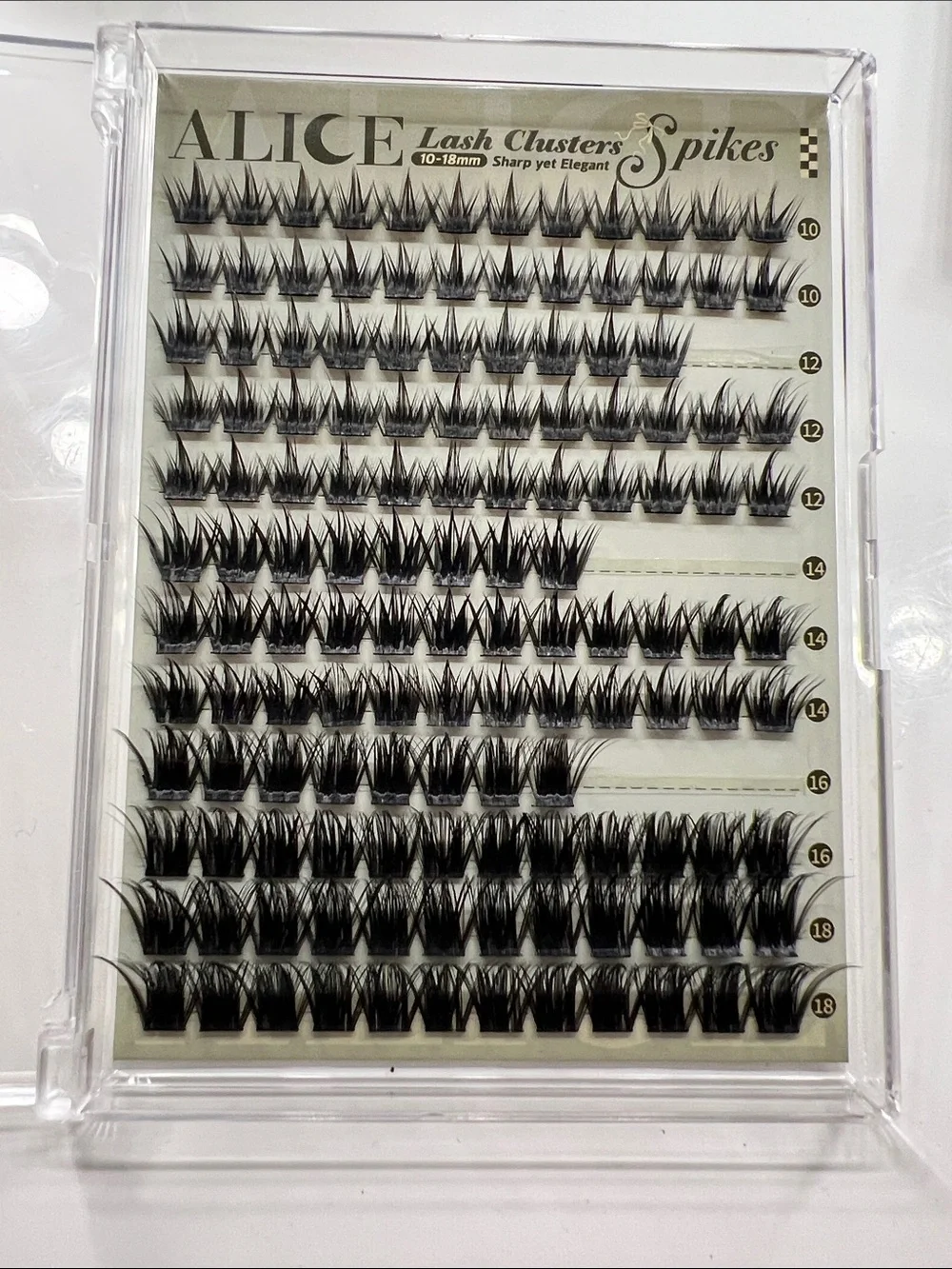 ALICE Spike Lash Clusters Black